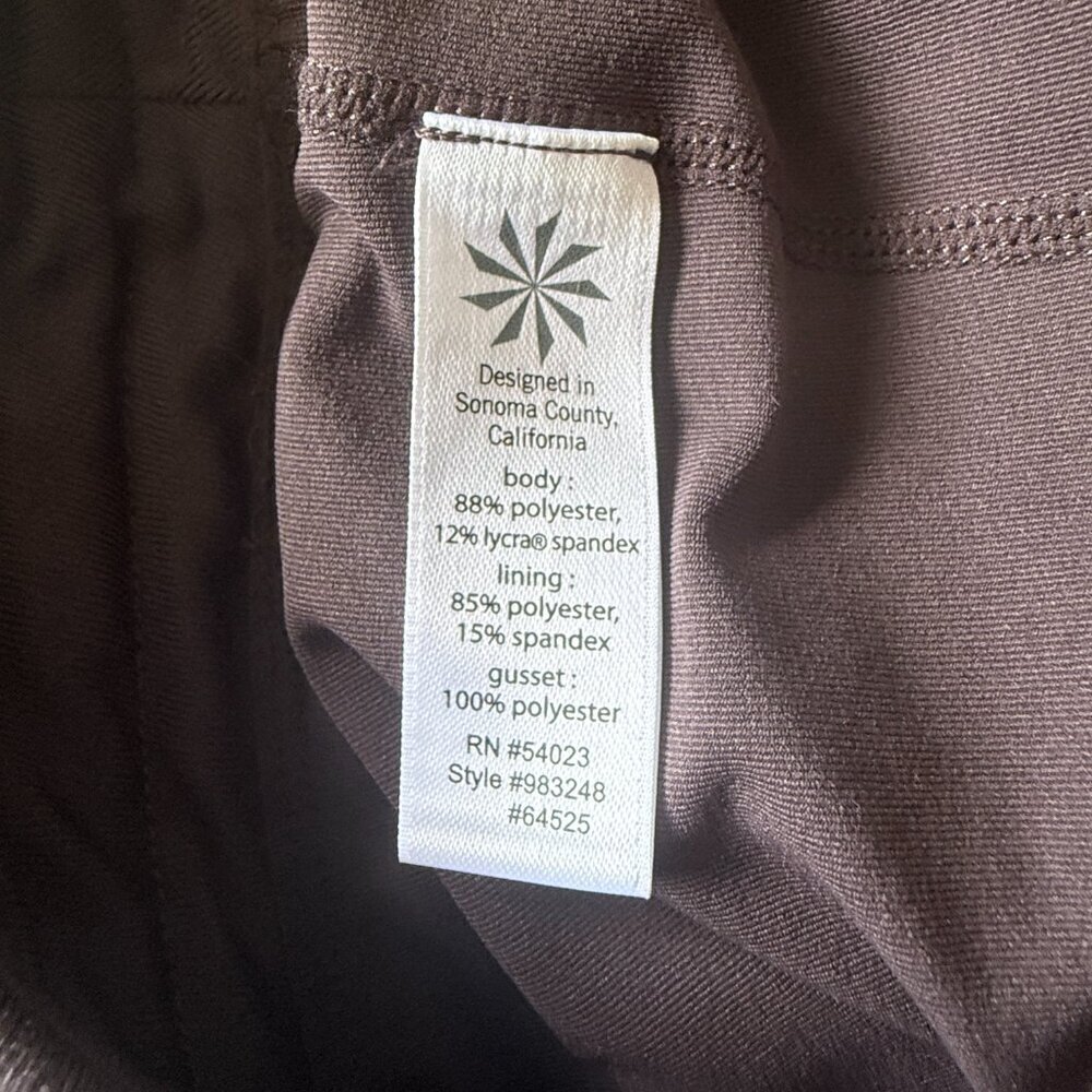 Women's M Athleta Gray Trailside Skort Zipper Pockets - Picture 7 of 8